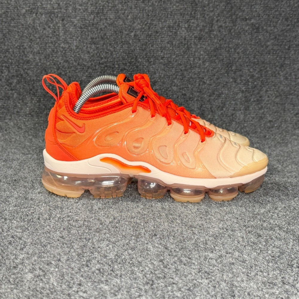 Nike Air VaporMax Plus Running Shoes Women's 9.5 Citrus Orange Athletic Sneakers
